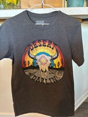American Highway Desert Darlin' Short Sleeve Tee - Dark Gray